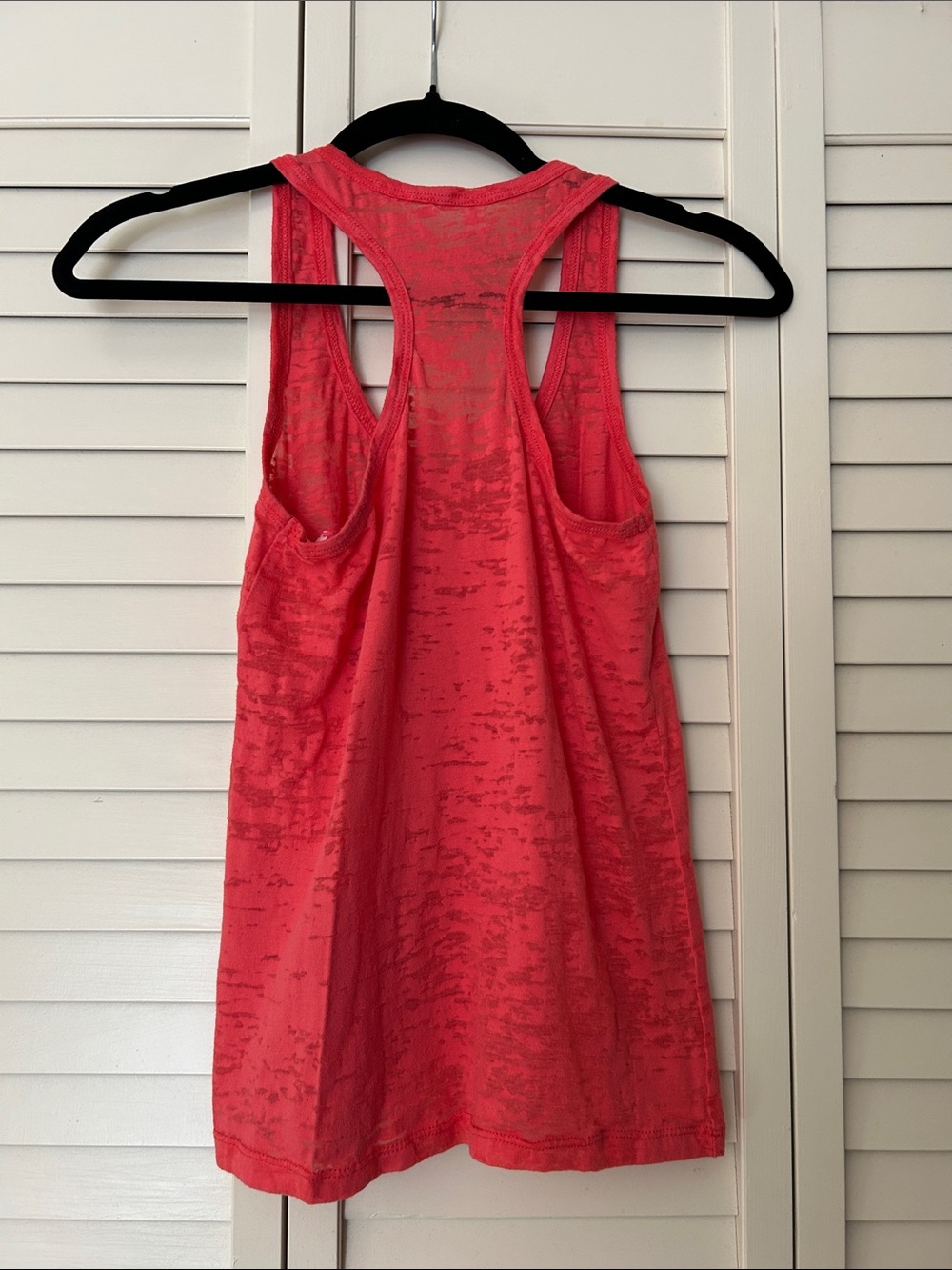Pink "Namastay In Bed" Graphic Racerback Tank Top Size S - Picture 3 of 4